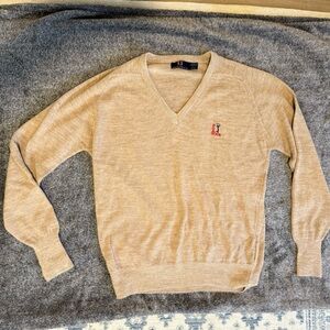 PGA Tour Men’s Tan V-Neck Sweater Size Large